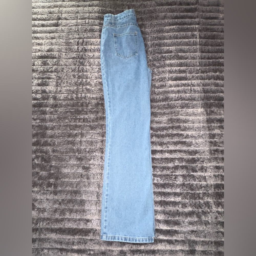Y2K Light Wash High-Waisted Baggy Jeans Women’s Size S